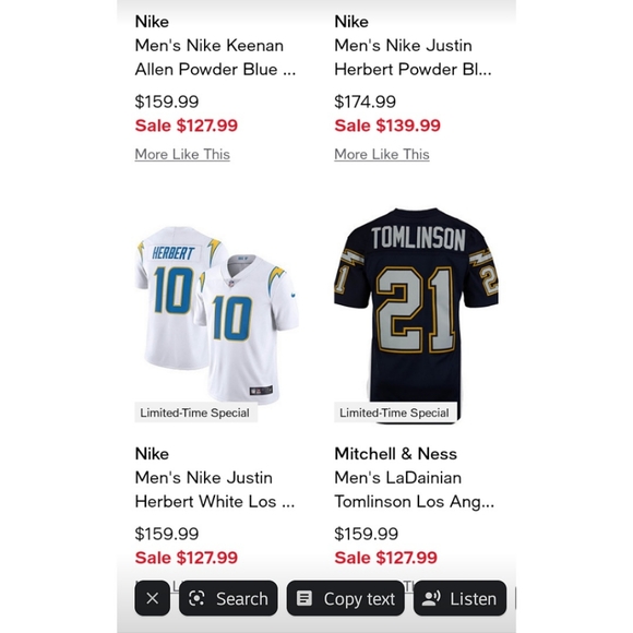 NFL Chargers Jersey, size L 2006-2007 season #21 L. Tomlinson - Picture 3 of 11